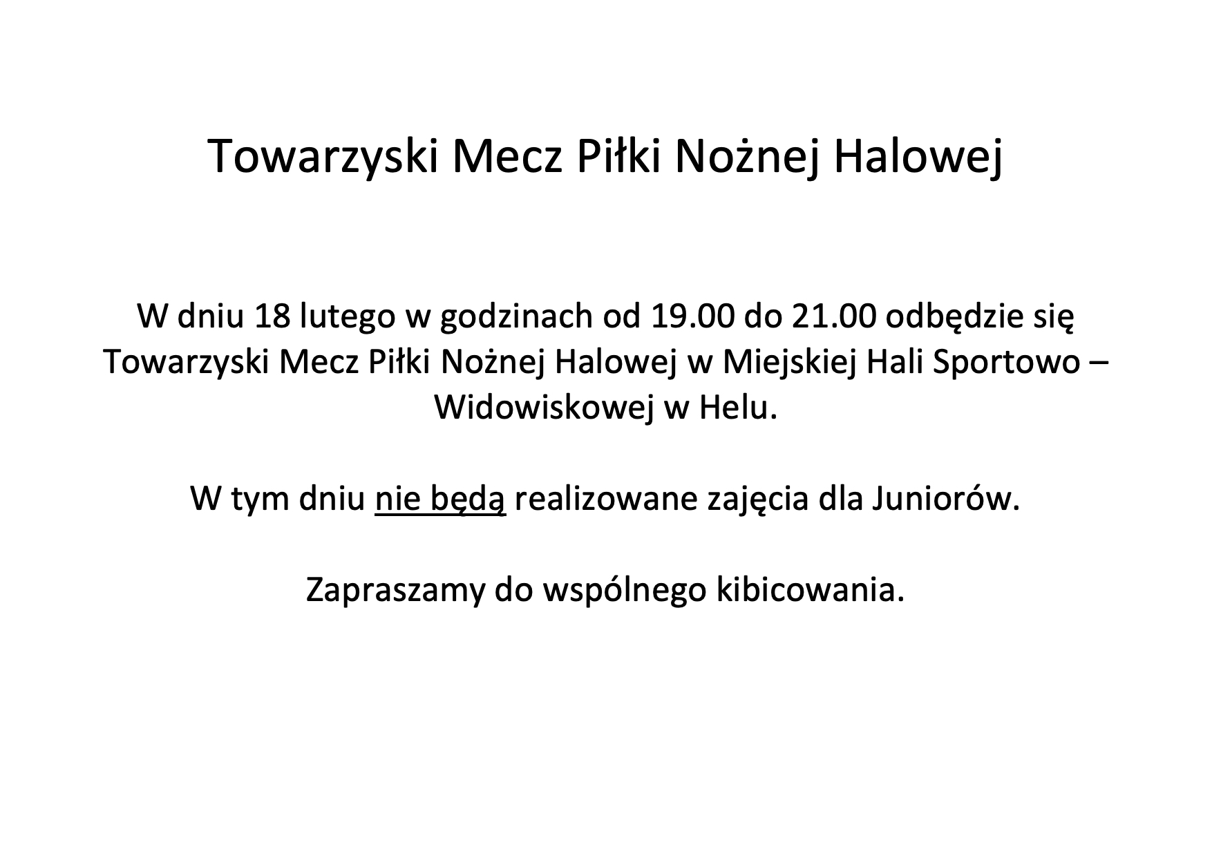 13.02.2020 Mecz Piłki Nożnej 1