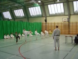 Pierwszy egzamin karateków, w helskiej sekcji sztuk walk